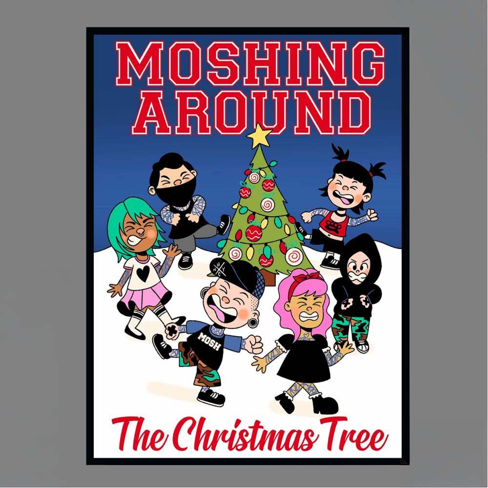 Moshing Around The Christmas Tree Poster