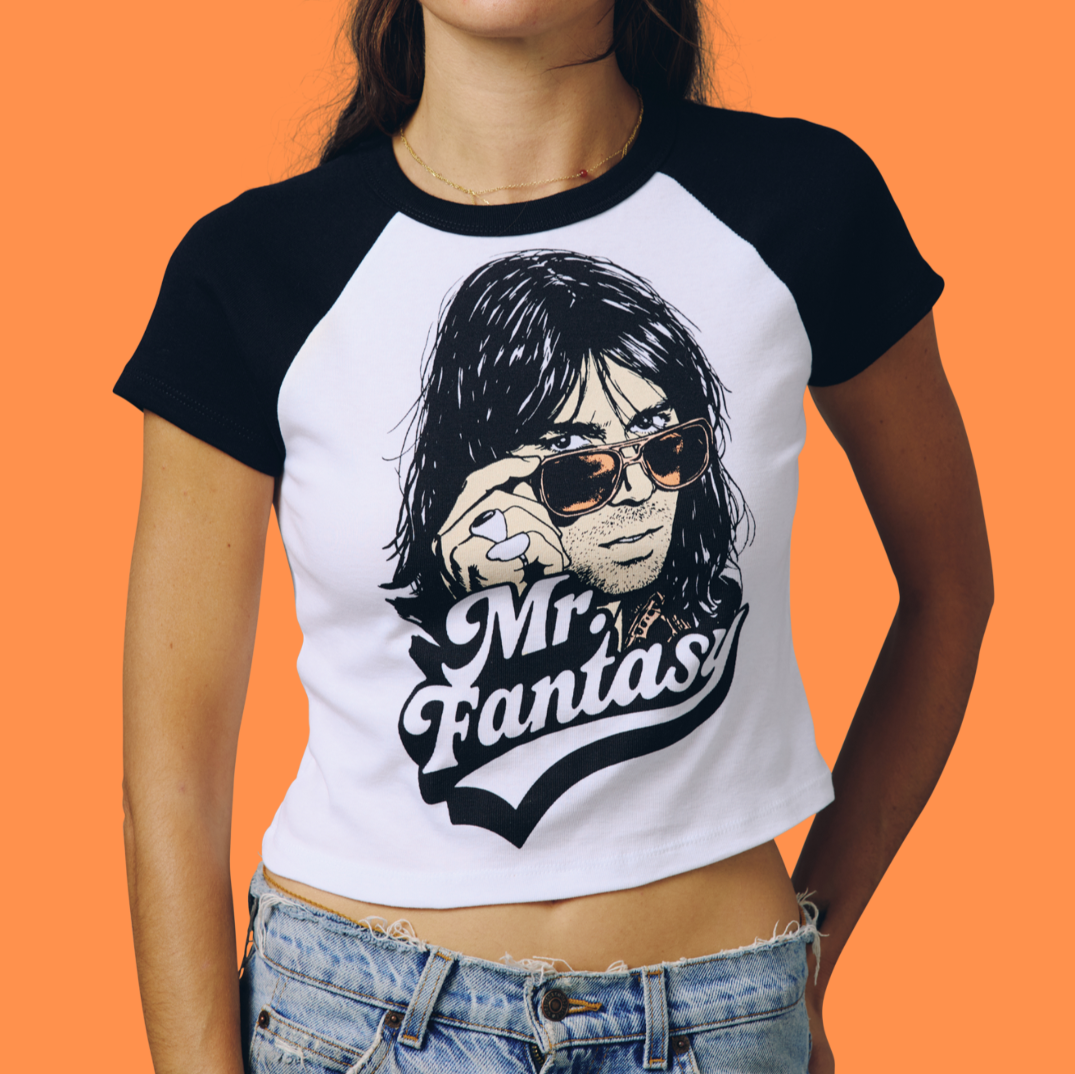 2026 Tour Mr. Fantasy Raglan Baby Tee