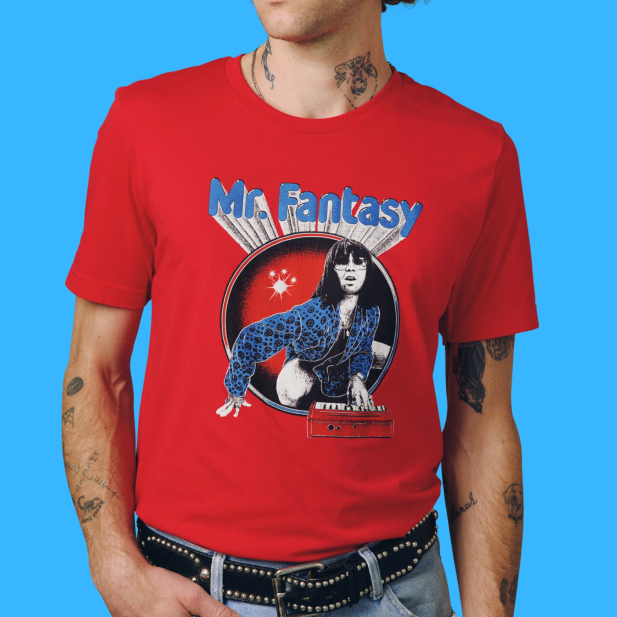 2026 Tour Mr. Fantasy Red Piano Unisex Tee