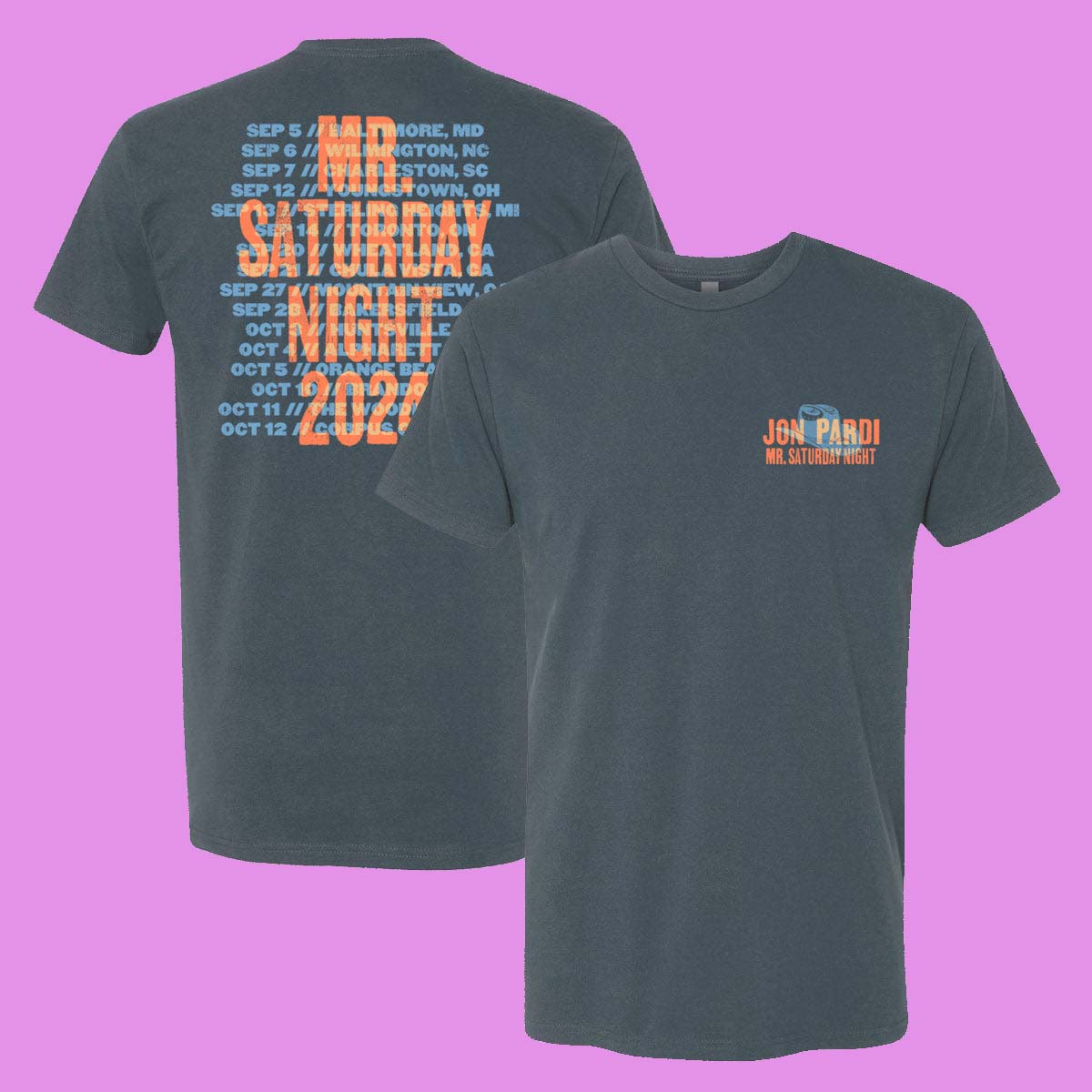 Jon Pardi Tour 2026 Mr. Saturday Night Graphic T-Shirt - Best Gift for Fans