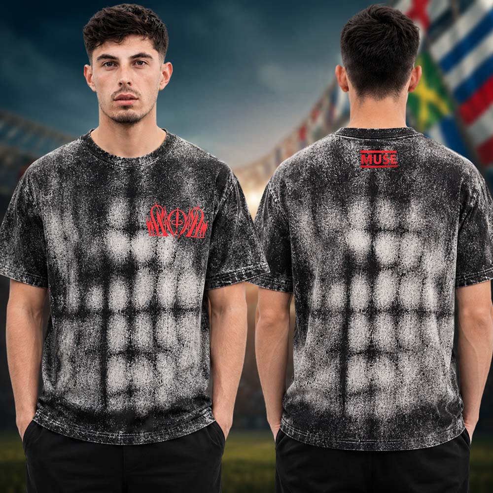 Muse Band The Wow Signal USA Tour 2026 Acid Wash Unisex T Shirt