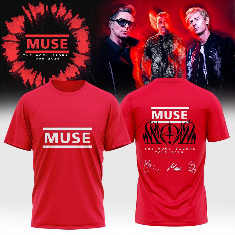 Muse Red Limited Edition Fan T Shirt