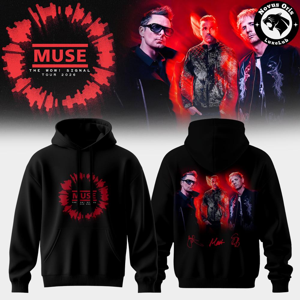 Muse The Wow Signal Tour 2026 Limited Edition Hoodie