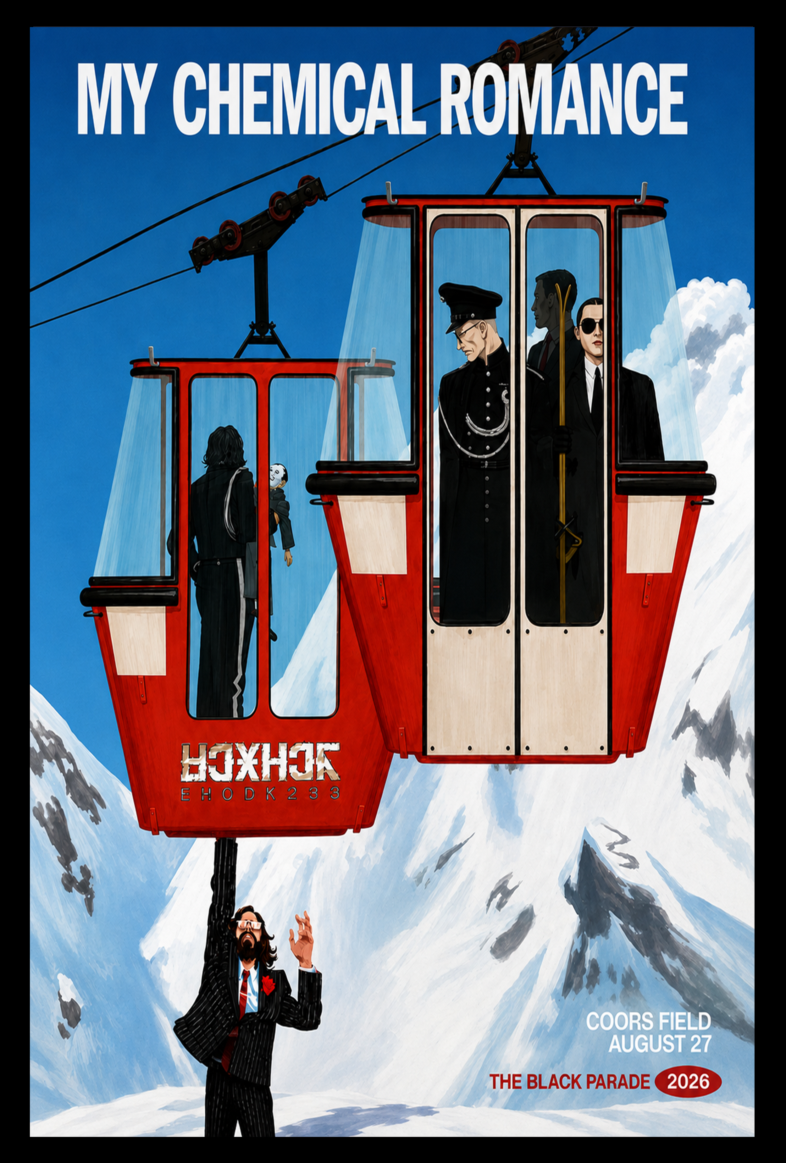 My Chemical Romance August 27 2026 Denver CO Concert Poster