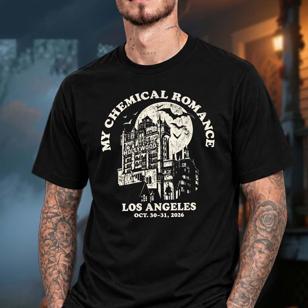 My Chemical Romance Merch Halloween Devil Night At Hollywood Bowl In Los Angeles CA On October 30 31 2026 Haunted Castle Unisex TShirt
