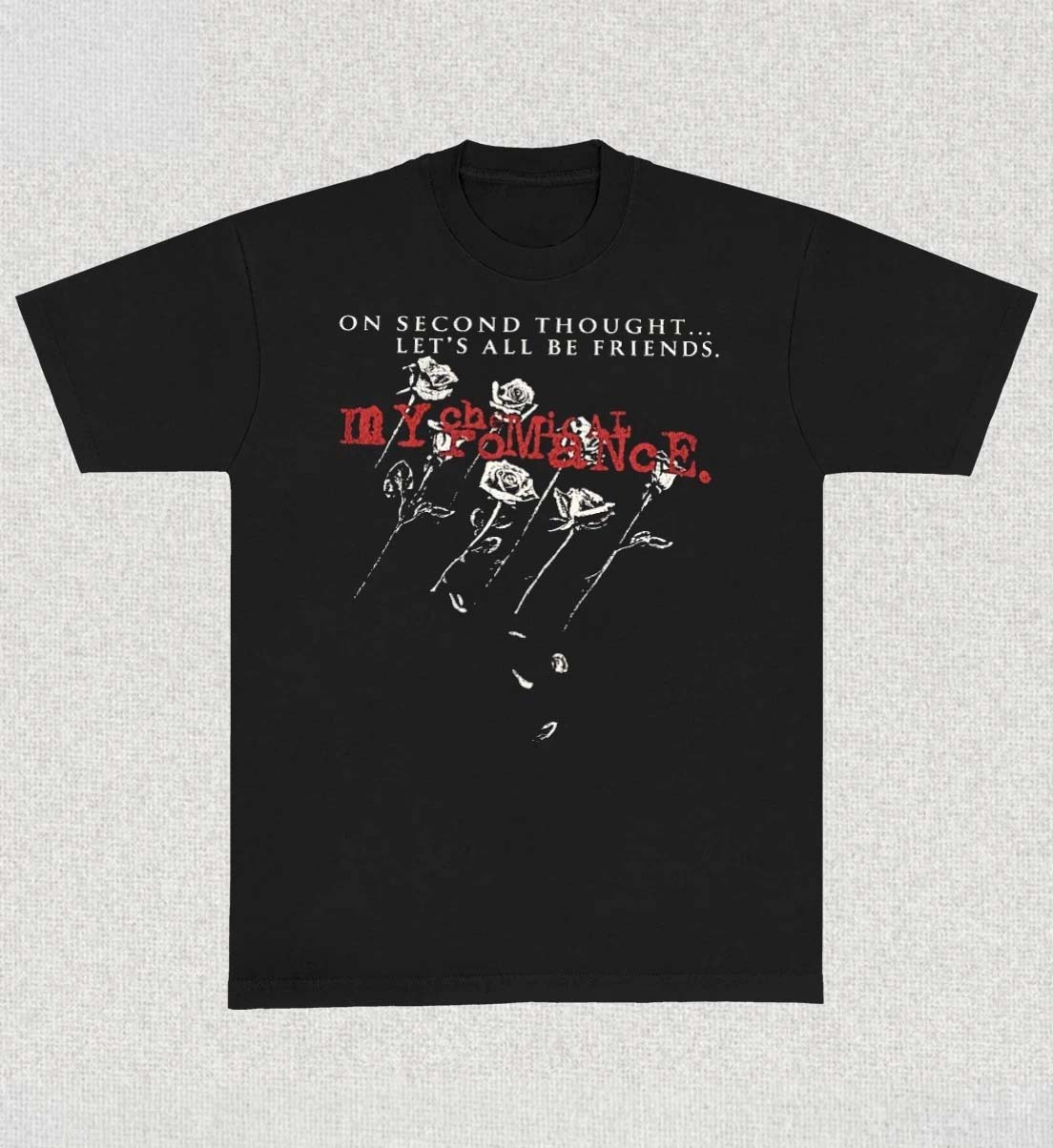 My Chemical Romance Merch Halloween Devil Night At Hollywood Bowl In Los Angeles CA On October 30 31 2026 Lets All Be Friends TShirt