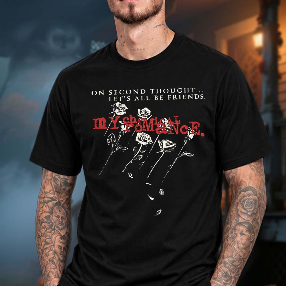 My Chemical Romance Merch Halloween Devil Night At Hollywood Bowl In Los Angeles CA On October 30 31 2026 Lets All Be Friends Unisex TShirt
