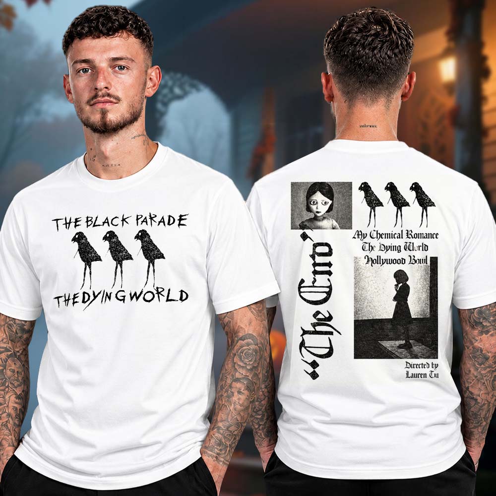 My Chemical Romance Merch Halloween Devil Night At Hollywood Bowl In Los Angeles CA On October 30 31 2026 The Dying World Two Sided Unisex TShirt