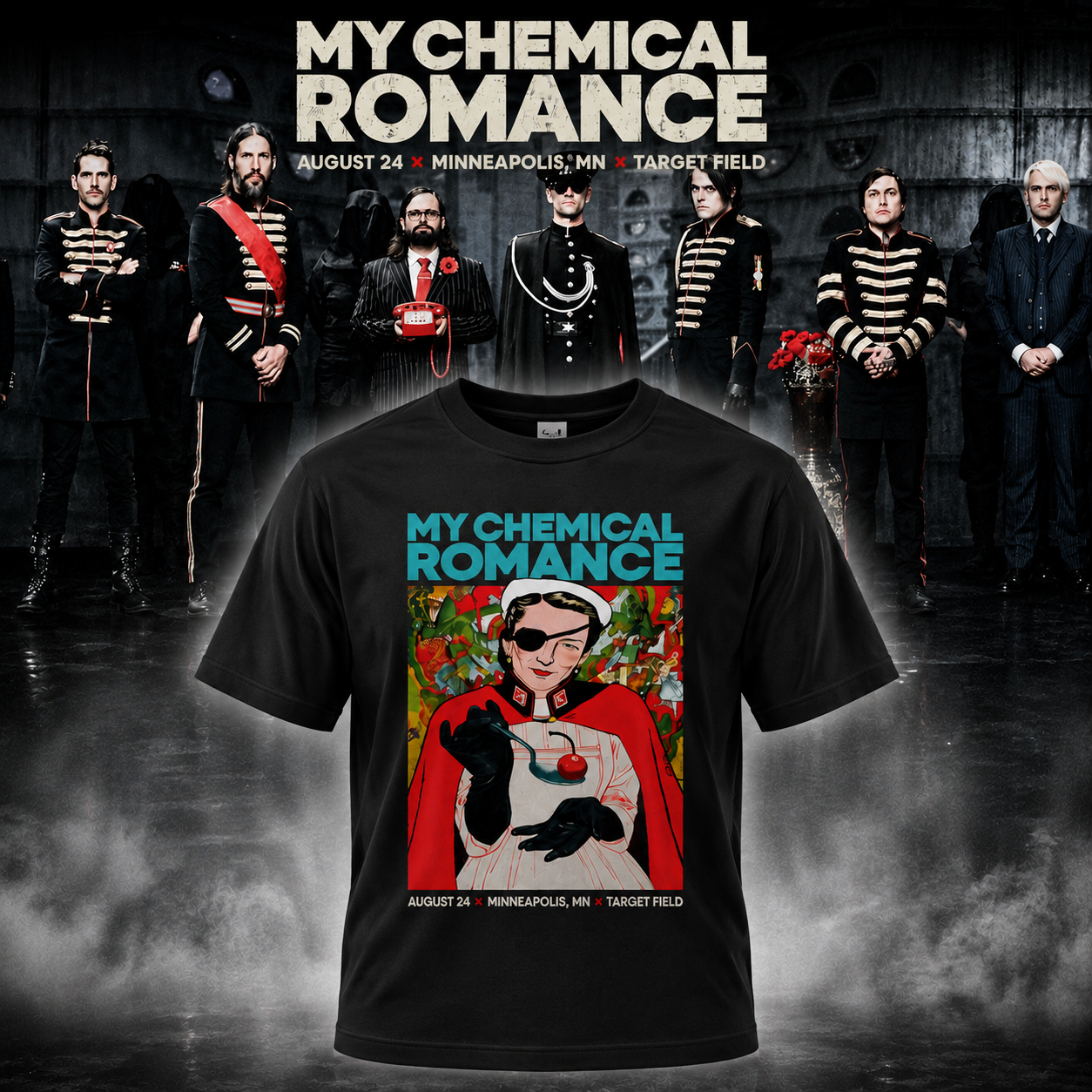 My Chemical Romance Minneapolis MN August 24 2026 T-Shirt