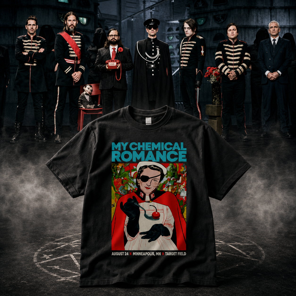 My Chemical Romance Target Field Minneapolis 2026 August 24 2026 T-Shirt