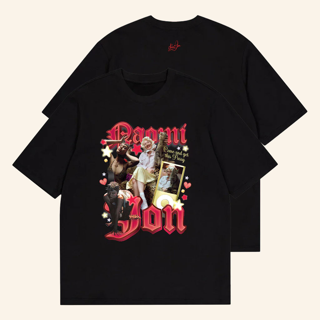 Naomi Jon Merch 2026 LeopardTShirtBlack Naomi Jon Shirts Best Gifts For Music Lovers