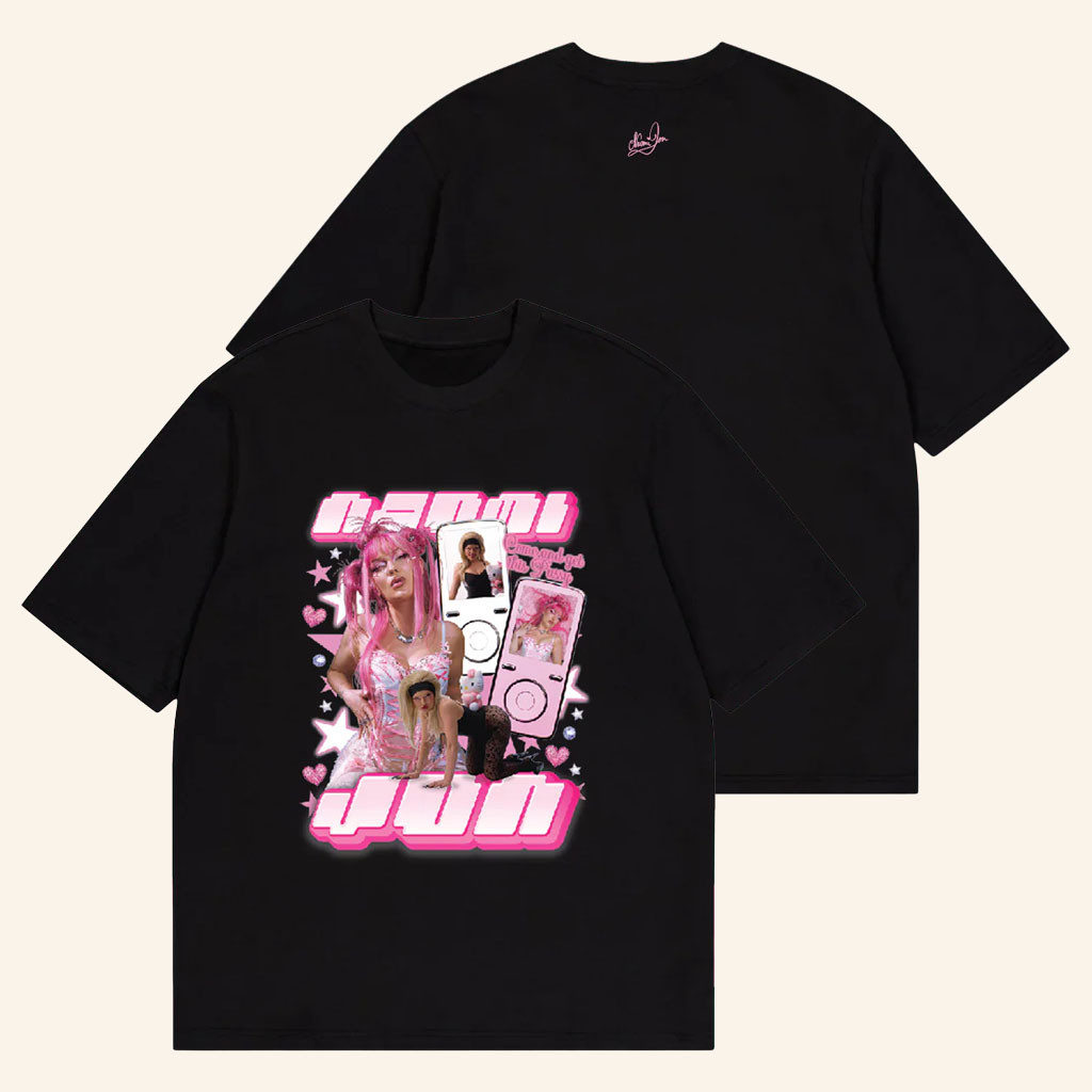 Naomi Jon Merch 2026 Pink DigitsTShirtBlack Naomi Jon Shirt Present For Music Fans