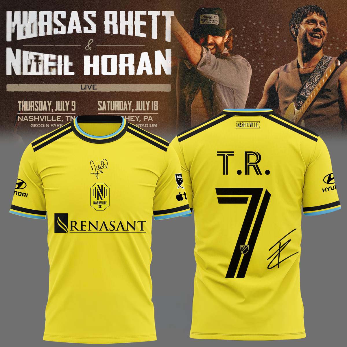 Thomas Rhett The Soundtrack to Life Tour Nashville SC T-Shirt - Best Gift for Fans