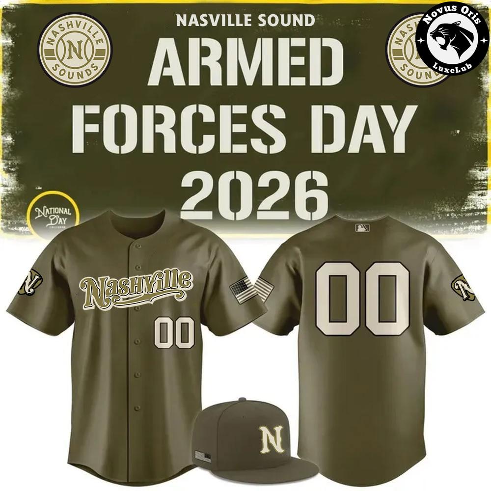 Nashville Sounds 2026 Armed Forces Day Baseball Jersey 1 - Unicasport Nashville Sounds 2026 Armed Forces Day Baseball Jersey
