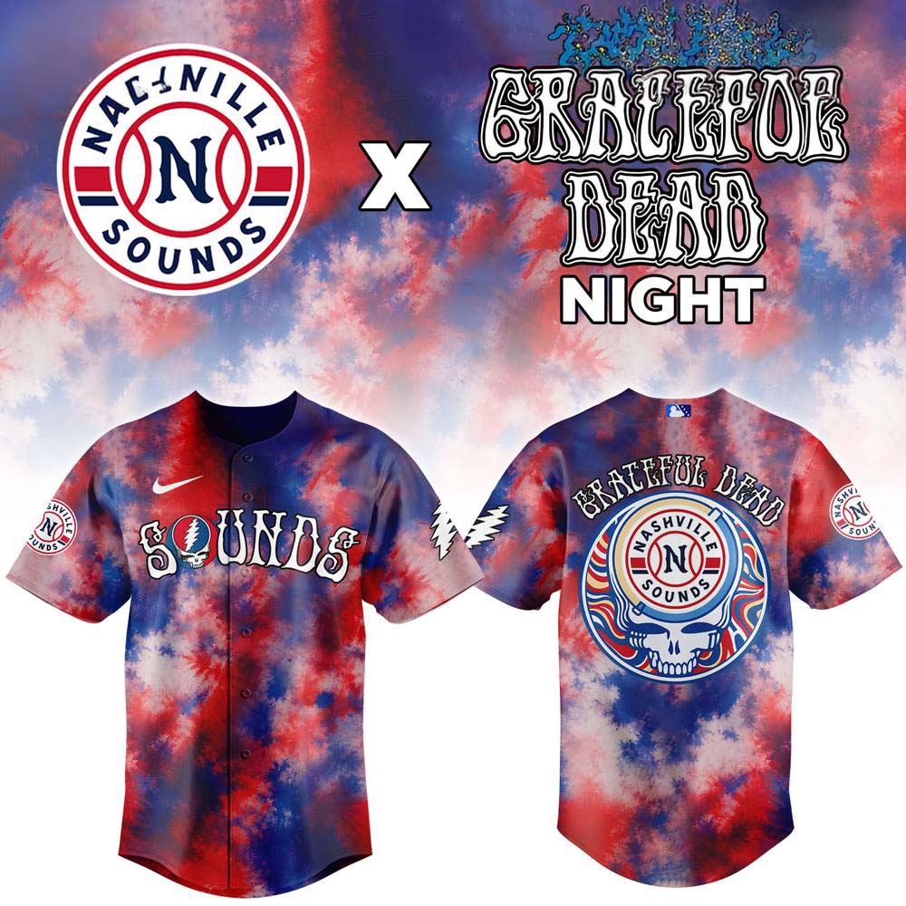 Grateful Dead Limited Jersey Nashville Sounds