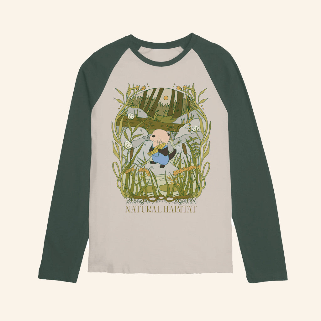 Natural Habitat Shorts Merch Kevin Raglan Long Sleeve Shirt Gifts For Daughter