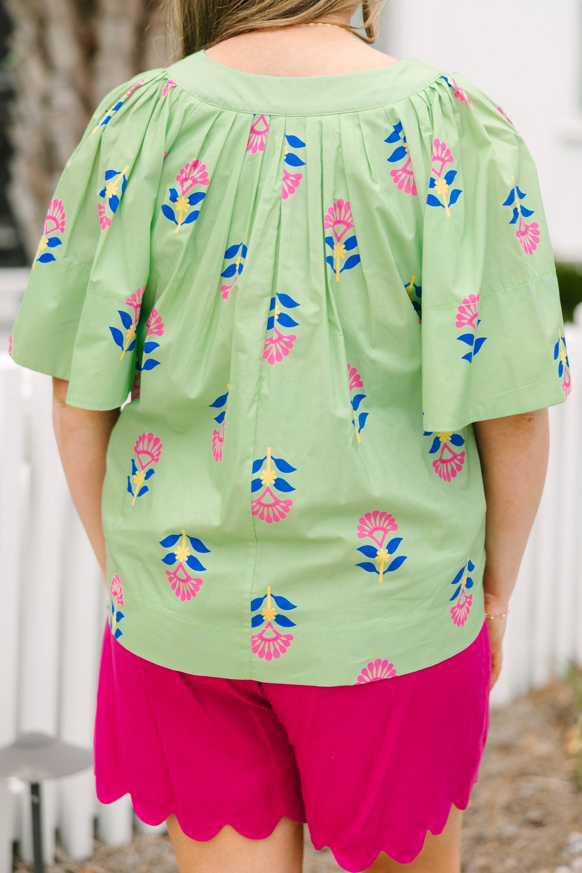 Nautical Breeze Top, Green 6 Nautical Breeze Top, Green - Image 6