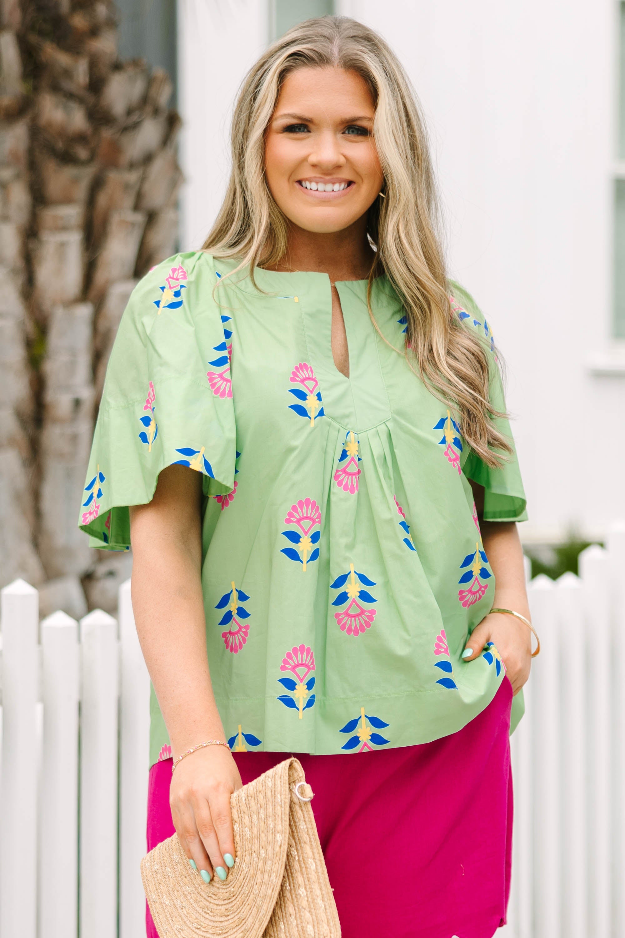 Nautical Breeze Top, Green