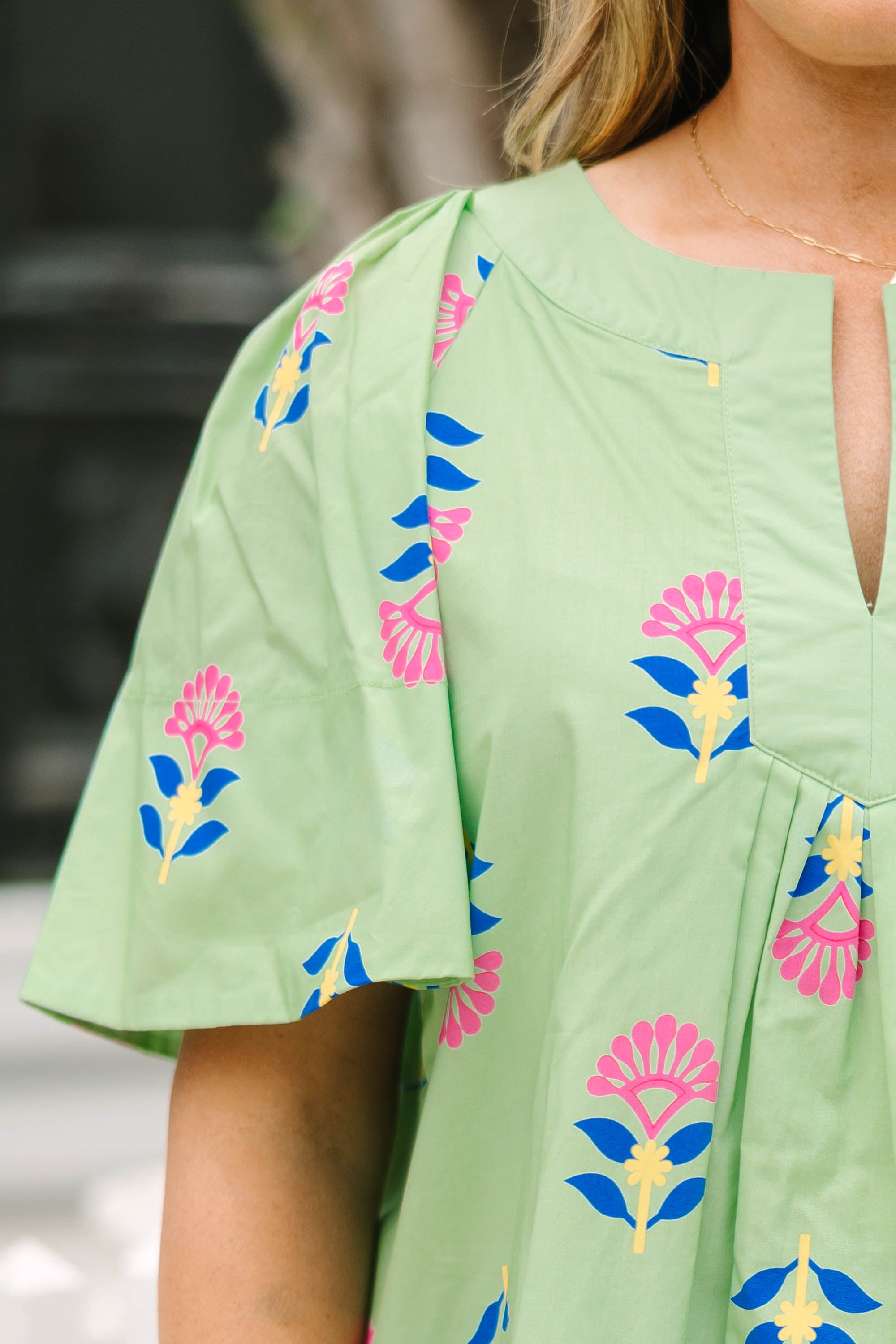 Nautical Breeze Top, Green 4 Nautical Breeze Top, Green - Image 4