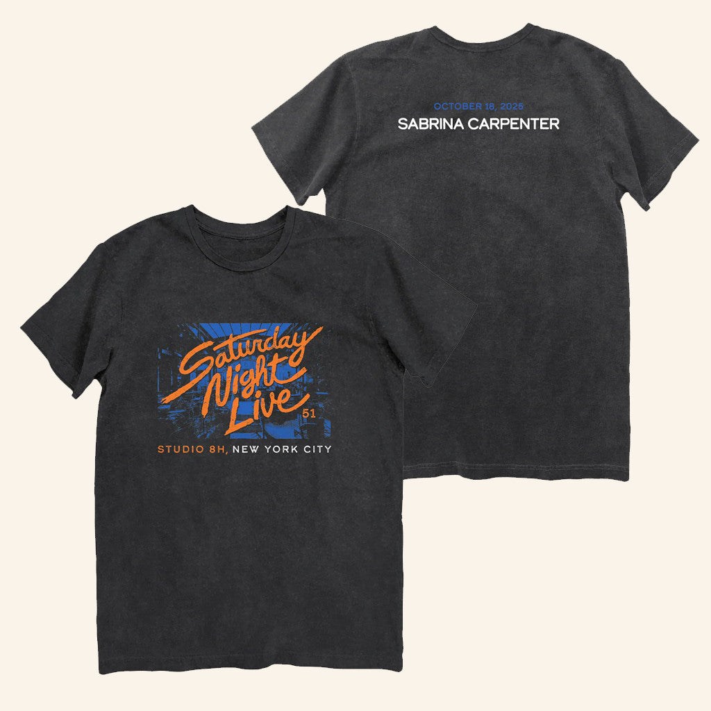 NBC Merch Saturday Night Live 51 Concert T-Shirt Christmas Gifts For Him