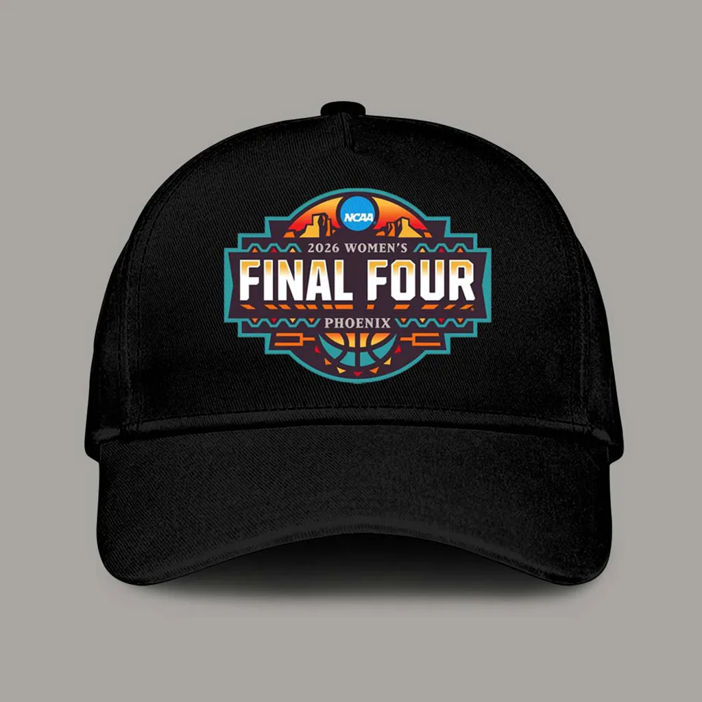 NCAA 2026 Womens Final Four Phoenix Logo Hat Black