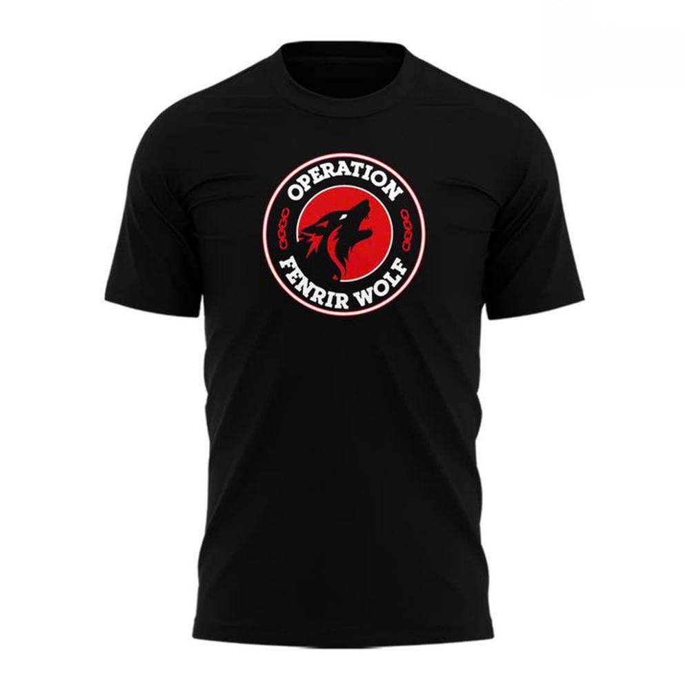 Nebraska Huskers Special Edition Operation Fenrir Wolf Black TShirt - Image 2