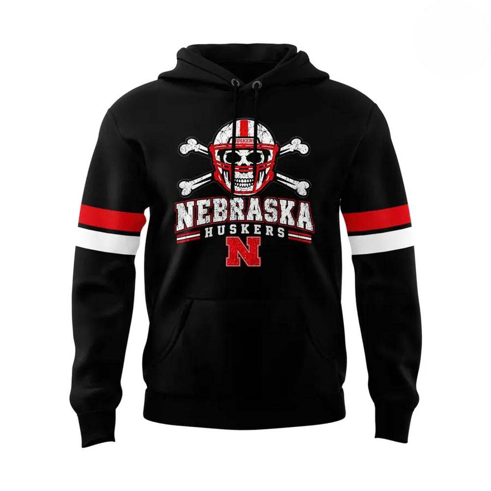 Nebraska Huskers Wear Black 2026 Hoodie - Image 2