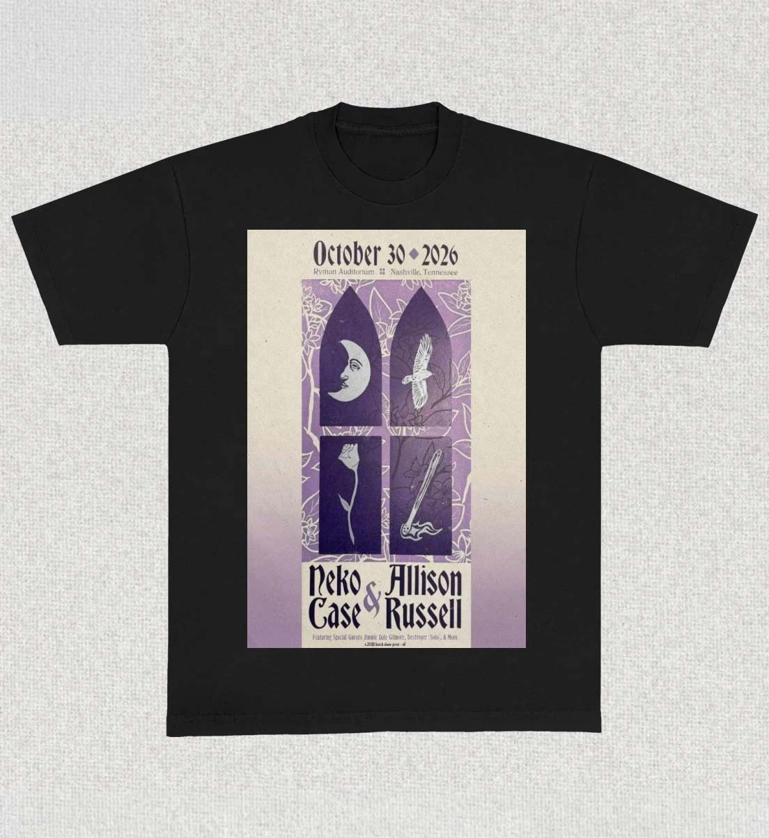 Neko Case Allison Russell Nashville Tennessee 2026 Concert Poster