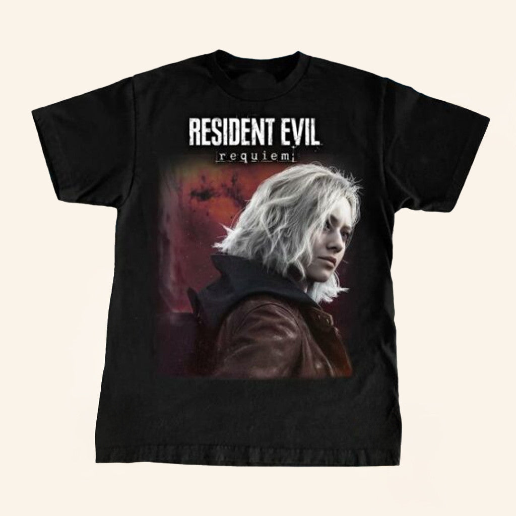 Nerds Clothing Merch Resident Evil Requiem T-Shirt Best Gift For Game Lovers