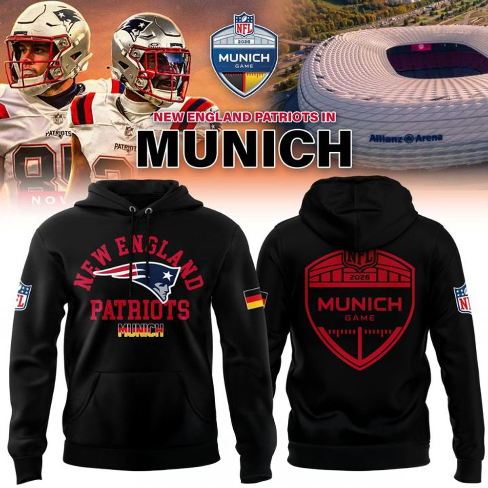 New England Patriots NFL Munich Game 2026 Special Hoodie