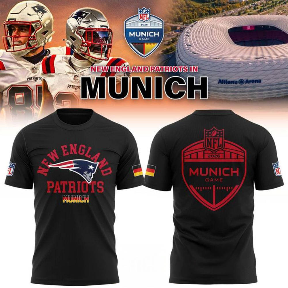 New England Patriots NFL Munich Game 2026 Special Shirt