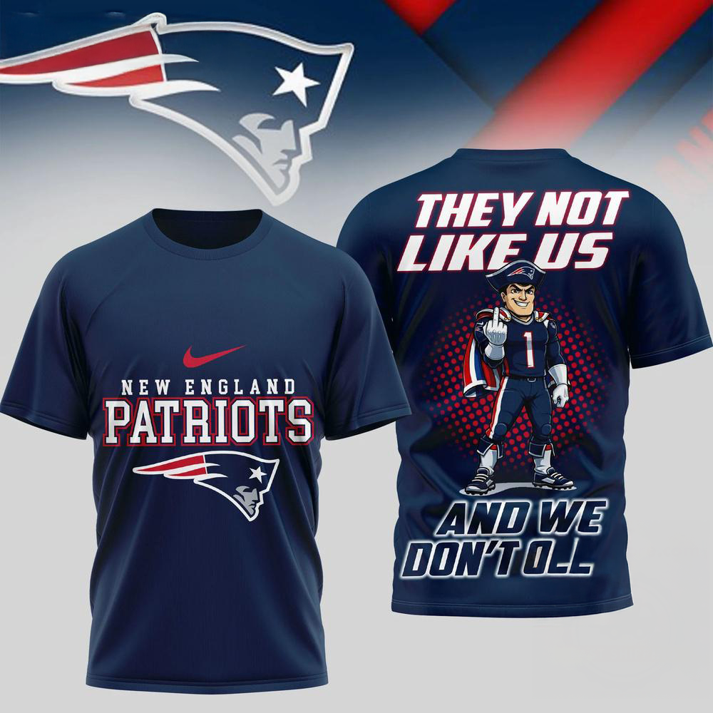 New England Patriots They Not Like US NFL 2026 Super Bowl 3D Shirt