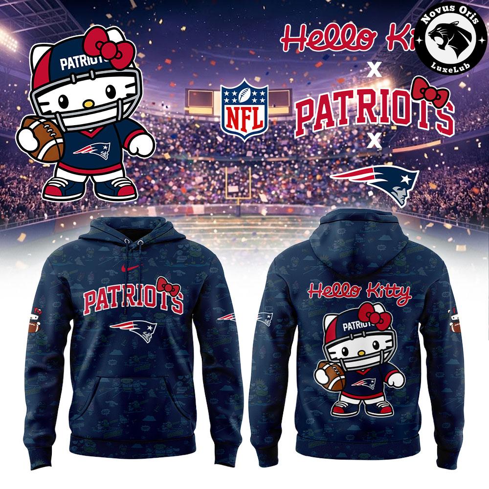 New England Patriots x Hello Kitty 2026 Football Fan Graphic Pullover Hoodie 1 - Unicasport New England Patriots x Hello Kitty 2026 Football Fan Graphic Pullover Hoodie