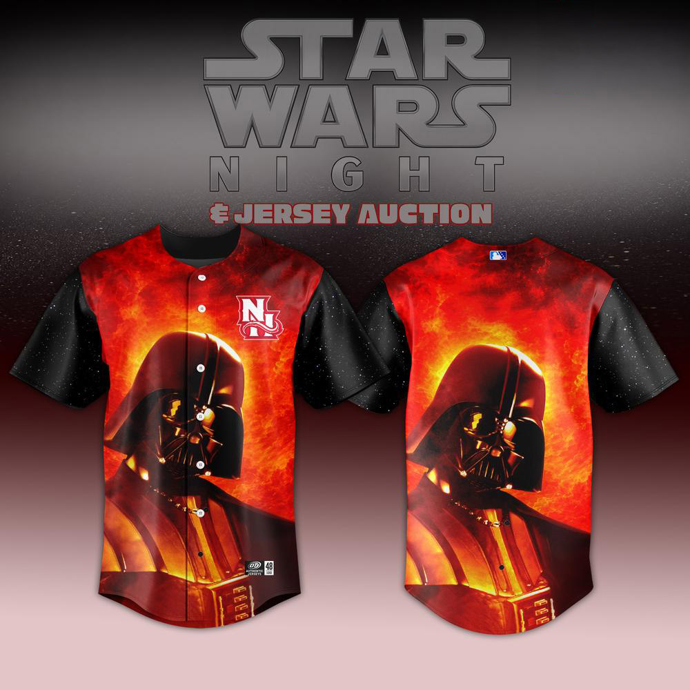 Custom New Hampshire Fisher Cats x Star Wars Darth Vader Night Baseball Jersey Apparel 1 - Unicasport Custom New Hampshire Fisher Cats x Star Wars Darth Vader Night Baseball Jersey Apparel