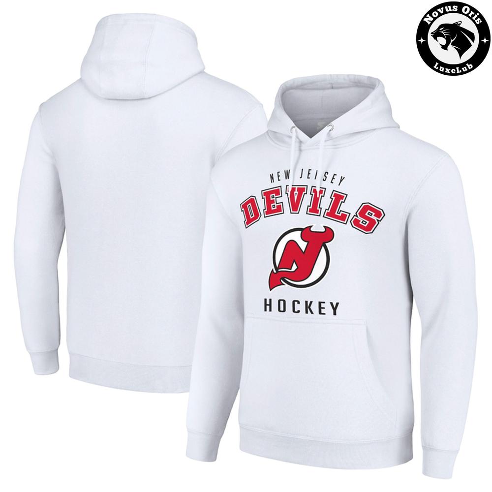 New Jersey Devils NHL Hockey Arch Logo Graphic Hoodie