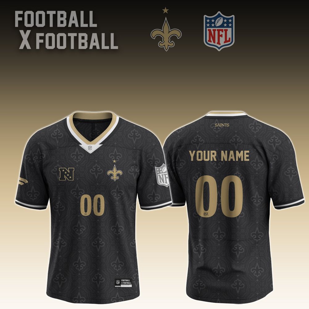 2026 New Orleans Saints Football x Football Limited Edition Jersey