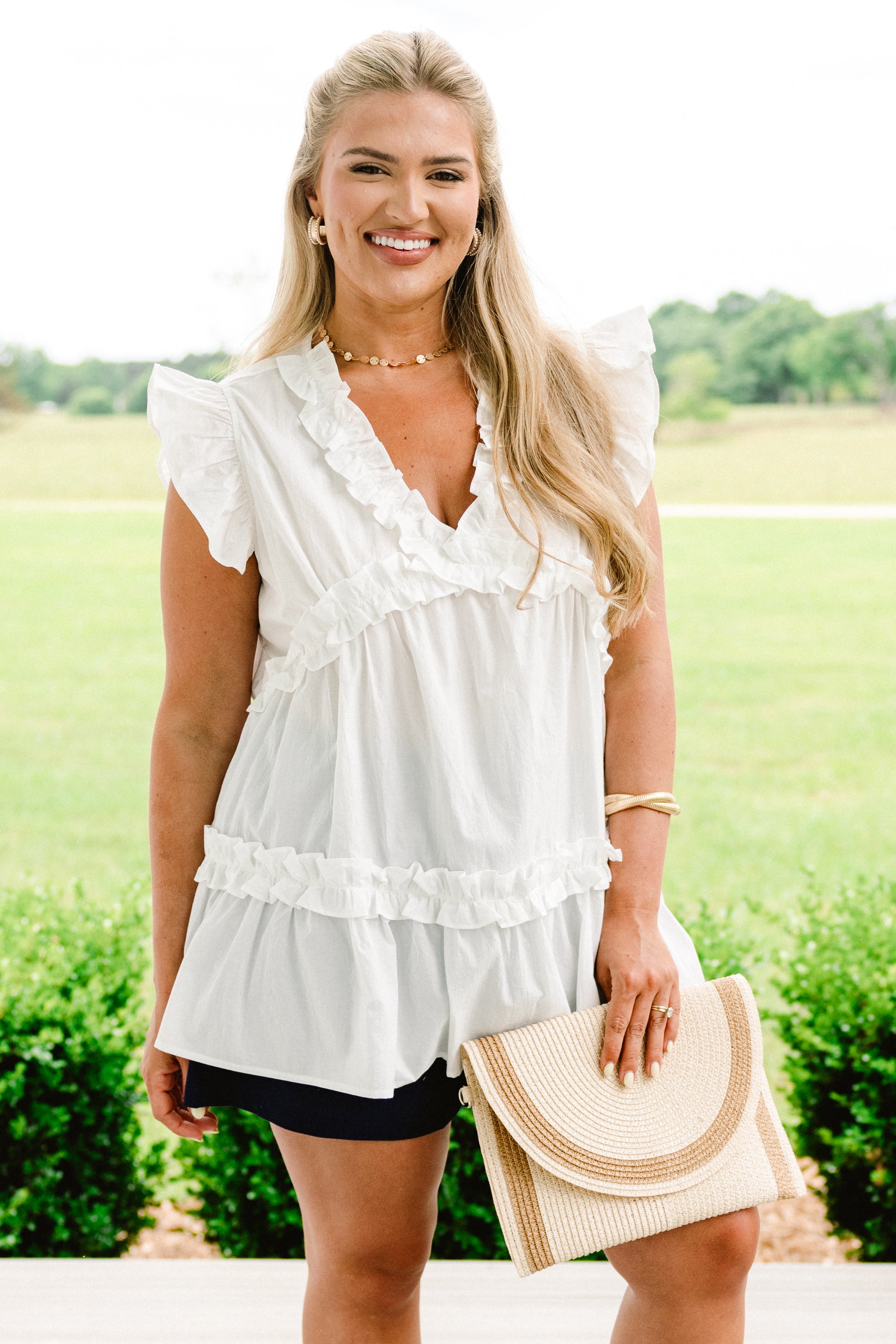 New Start Top, White