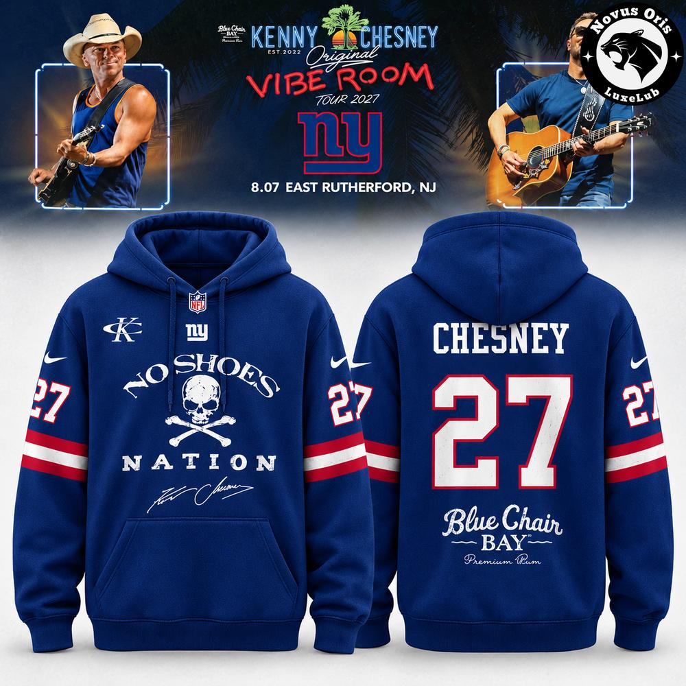 New York Giants x Kenny Chesney The Original Vibe Room Tour 2027 Hoodie 1 - Unicasport New York Giants x Kenny Chesney The Original Vibe Room Tour 2027 Hoodie