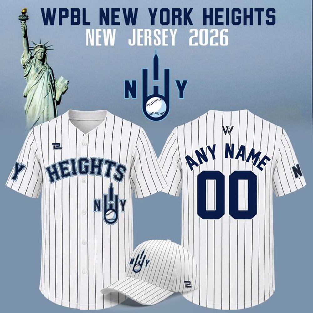 WPBL New York Heights 2026 Season Home Baseball Jersey