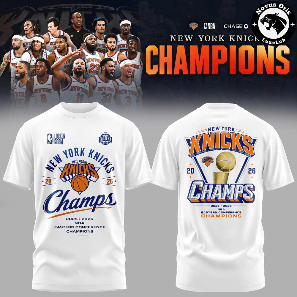 New York Knicks 2026 NBA Eastern Conference Champions T-Shirt