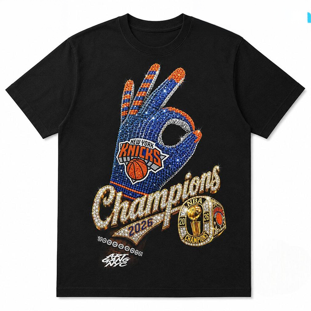 New York Knicks 2026 NBA Finals Champions Art Gang NYC Edition Shirt
