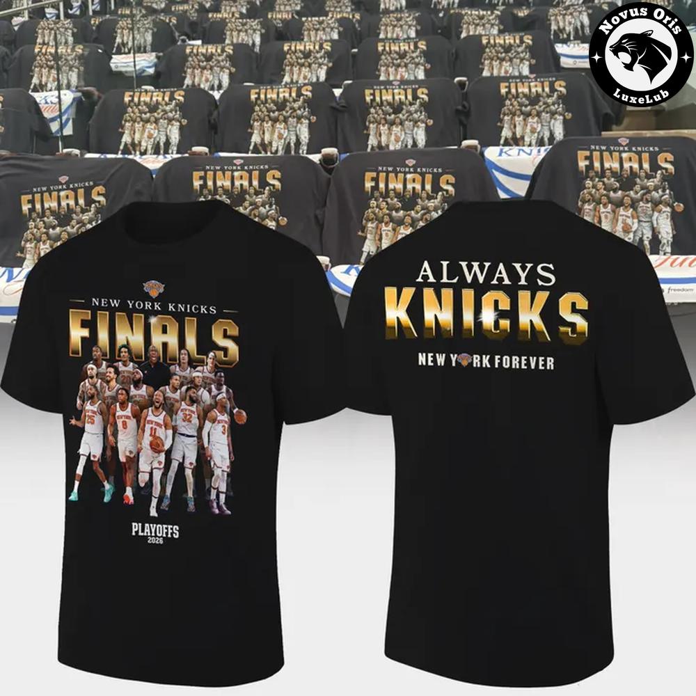 New York Knicks 2026 Playoffs NBA Finals Commemorative T-Shirt