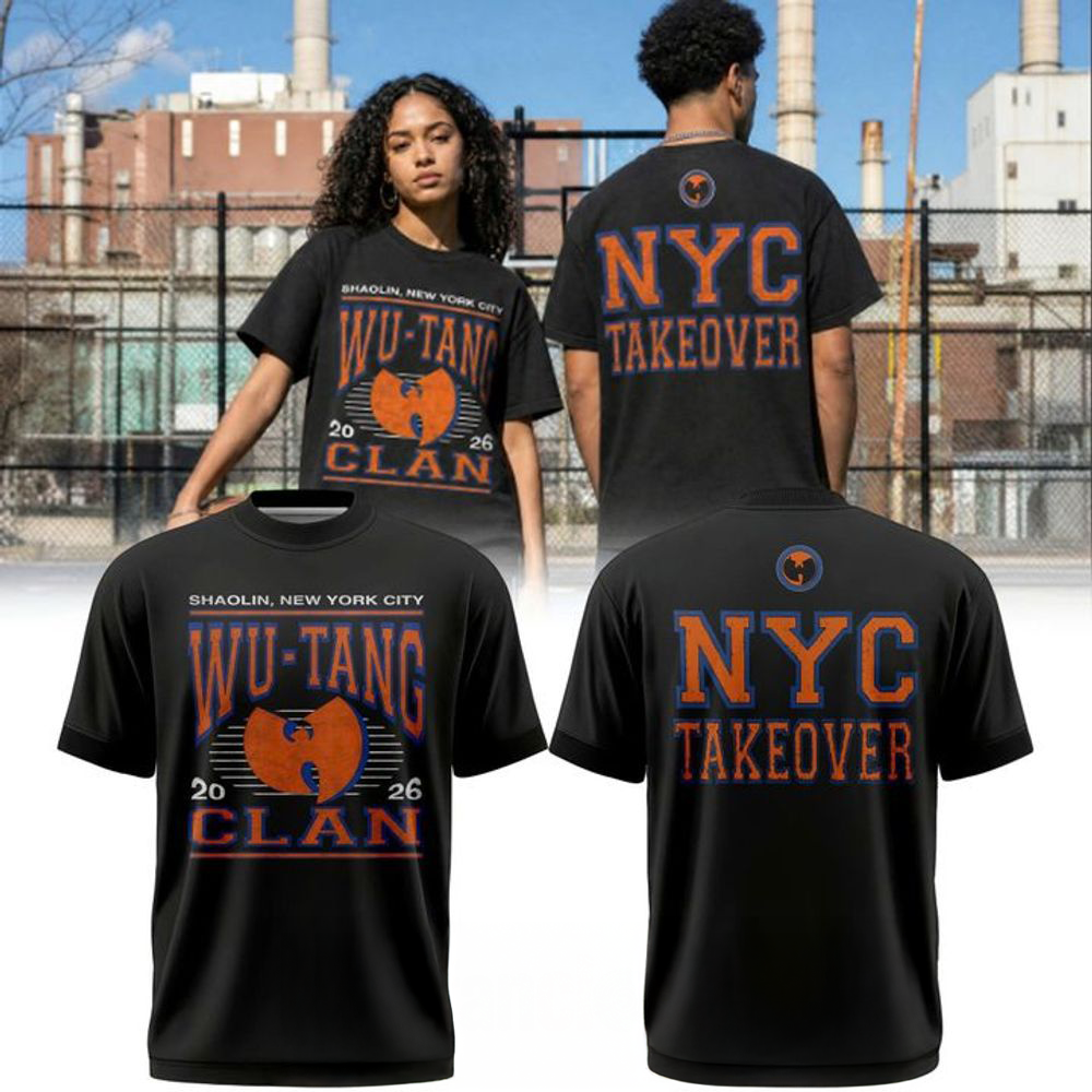New York Knicks x WuTang Clan NYC TAKEOVER Special Shirt