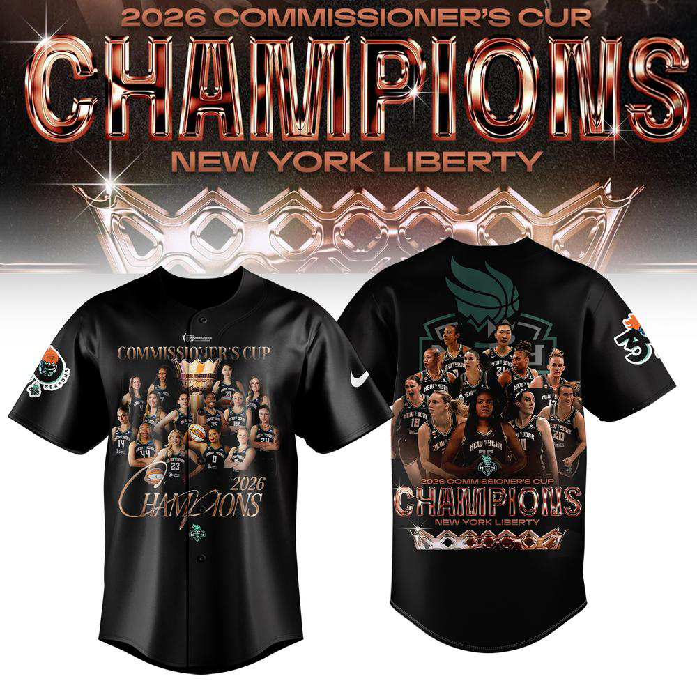 New York Liberty Black 2026 WNBA Champions Baseball Jersey