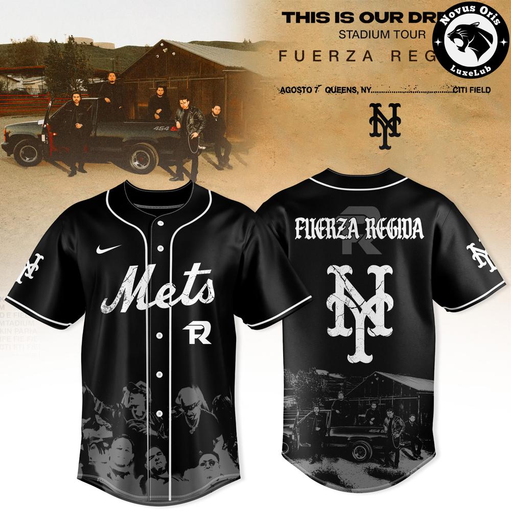 New York Mets x Fuerza Regida – This Is Our Dream Stadium Tour 2026 Baseball Jersey 1 - Unicasport New York Mets x Fuerza Regida – This Is Our Dream Stadium Tour 2026 Baseball Jersey