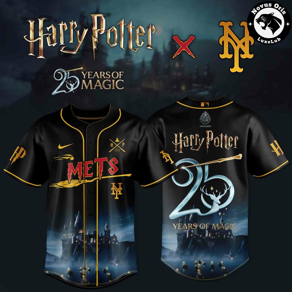 New York Mets x Harry Potter – 25 Years of Magic Edition Baseball Jersey