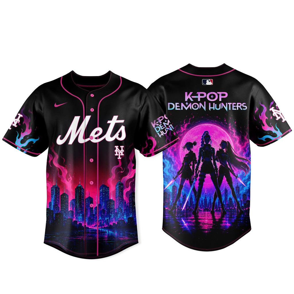New York Mets x K-Pop Demon Hunters Night 2026 Baseball Jersey