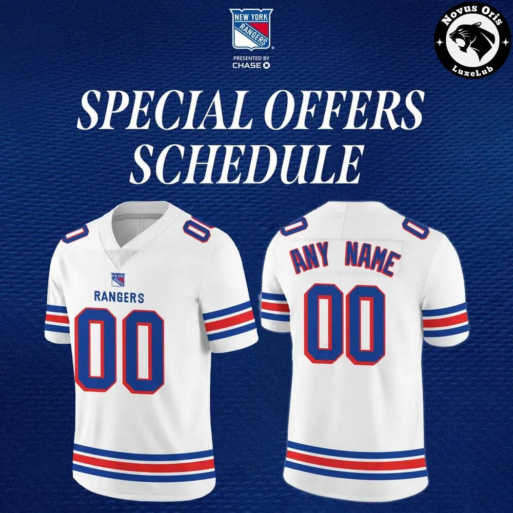 New York Rangers 2026 Custom Limited Edition Football Jersey 1 - Unicasport New York Rangers 2026 Custom Limited Edition Football Jersey
