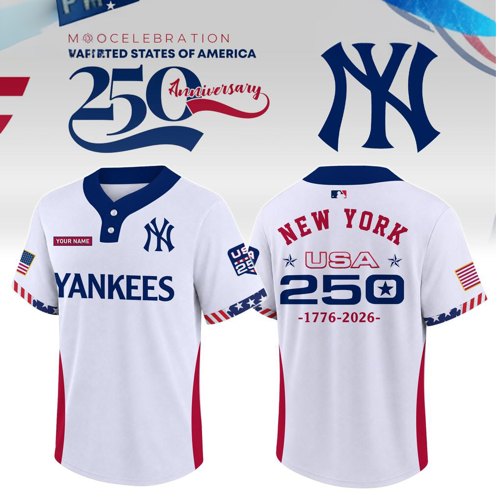 New York Yankees 250 Anniversary Baseball Jersey