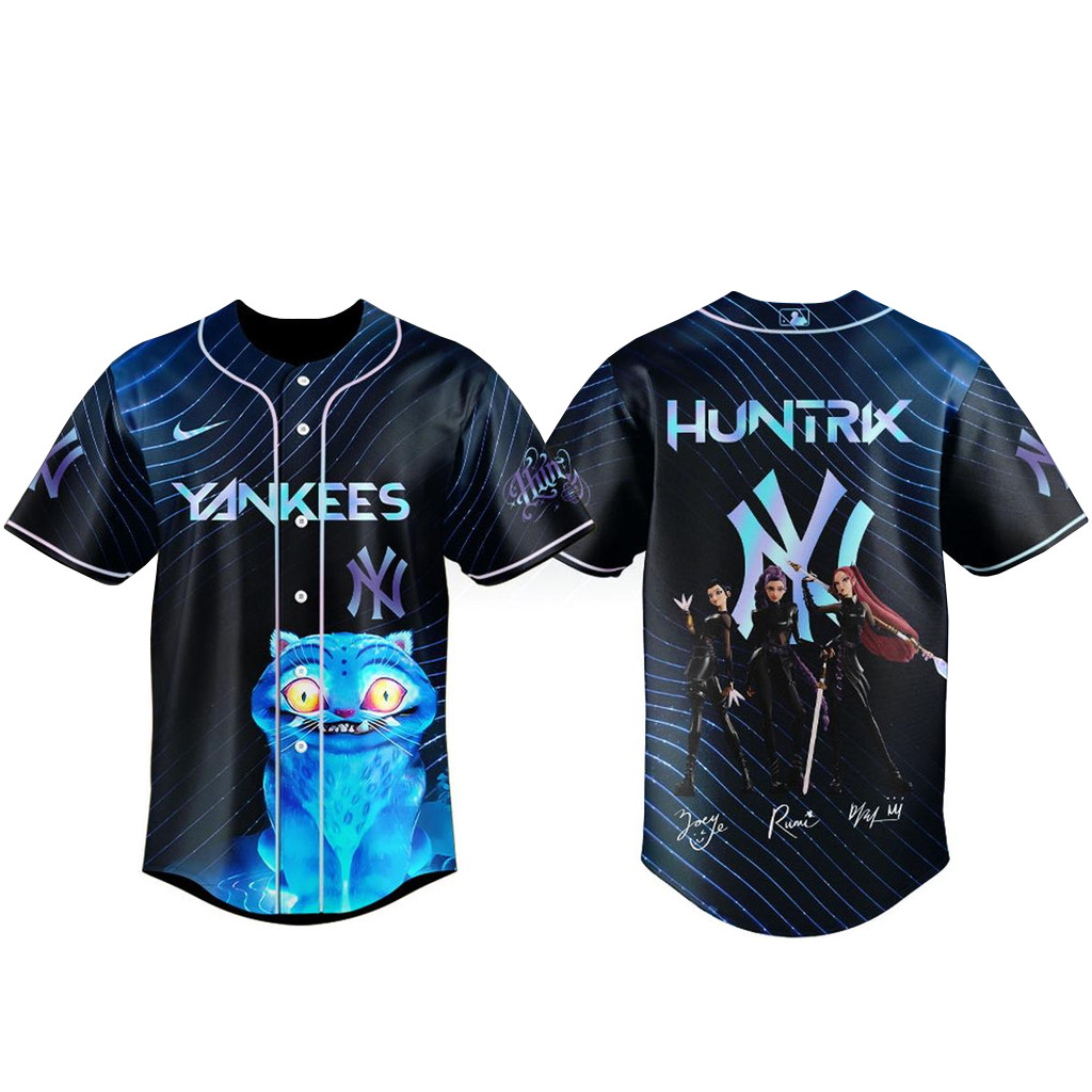 New York Yankees K-Pop Demon Hunters Night 2026 Baseball Jersey